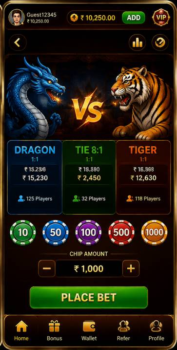 jeet game dragon vs tiger